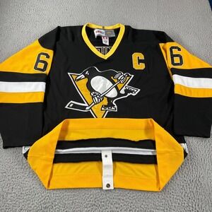 Pittsburgh Penguins Mario Lemieux CCM #66 Hockey NHL Jersey Size 50 Authentic